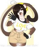  anthro clothed clothing dtalvi female fur hair looking_at_viewer mammal monkey open_mouth primate solo standing wide_hips 