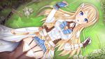  armor crystalline leanna_dawn stockings sunimu sword thighhighs wallpaper 