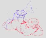  anal anal_penetration anthro duo fish male male/male marine muscular penetration serex sex shark size_difference sketch small_dom_big_sub tongue tongue_out 