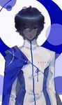  absurdres arjuna_(fate/grand_order) artist_name black_hair cape dark_skin dark_skinned_male expressionless fate/grand_order fate_(series) highres male_focus shenq solo 