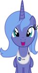  2017 alpha_channel badumsquish equine folded_wings friendship_is_magic happy horn looking_at_viewer mammal my_little_pony nasa open_mouth pose princess_luna_(mlp) simple_background sitting smile solo stars_and_stripes transparent_background united_states_of_america winged_unicorn wings 