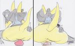  all_fours alternate_color blue_fur breasts butt canine doggystyle female from_behind_position fur human lucario male male/female mammal nintendo orgasm penetration penis pok&eacute;mon pussy red_eyes sex simple_background streled vaginal vaginal_penetration video_games yellow_fur 