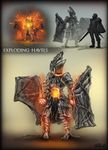  armor blade dark_souls from_software full_armor gauntlets havel_the_rock helmet knight pauldrons shield souls_(from_software) sword vempirick visor_(armor) 