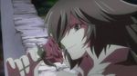  1girl alice_(pandora_hearts) animated flower pandora_hearts purple_eyes rose 