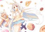  :d ^_^ ahoge animal_ear_fluff animal_ears arms_up bangs black_legwear blue_skirt blush breasts bunny_ears cardigan cleavage closed_eyes commentary_request cynthia_riddle doughnut floating_hair food food_in_mouth fox_ears fox_tail full_body hairband large_breasts loafers lolita_hairband long_hair long_sleeves looking_at_viewer milia_leclerc miniskirt mouth_hold multiple_girls off_shoulder open_mouth original p19 pleated_skirt pon_de_ring red_eyes school_uniform shirt shoes sidelocks silver_hair skirt smile socks tail very_long_hair white_shirt 