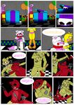  2017 aggablaze animatronic anthro bow_tie comic eye_patch eyewear five_nights_at_freddy&#039;s five_nights_at_freddy&#039;s_2 five_nights_at_freddy&#039;s_3 foxy_(fnaf) hook machine mangle_(fnaf) marionette_(fnaf) puppet robot springtrap_(fnaf) toy_chica_(fnaf) video_games 