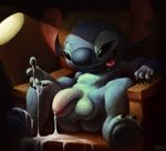  alien balls cum disney experiment_(species) ikiki lilo_and_stitch male penis solo stitch 