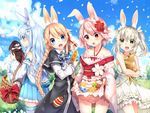  animal_ears bunny_ears duji_amo kuuki_shoujo magi_in_wanchin_basilica rice_simon sergestid_shrimp the_personification_of_atmosphere xiao_ma xuan_ying 