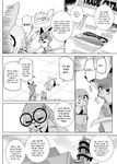  anthro canine clothing comic disney female fennec finnick fox fur judy_hopps lagomorph male mammal namagakiokami nick_wilde rabbit text tracy_siren zootopia 