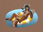  canine clothing f-r95 male mammal rusty_wollef short solo swimsuit wolf 