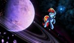  2017 equine female feral friendship_is_magic hair january3rd mammal multicolored_hair multicolored_tail my_little_pony pegasus planet rainbow_dash_(mlp) rainbow_hair rainbow_tail sky solo space star wings 