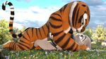  3d_(artwork) bear blender_(disambiguation) digital_media_(artwork) disney feline fu hopps judy kung lagomorph mammal panda rabbit rubber rubber_(artist) tiger zootopia 