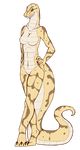  anthro big_breasts breasts callmedaddy digital_media_(artwork) female looking_at_viewer nude python reptile scalie snake thick_thighs wide_hips 
