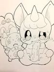  animal_genitalia animal_penis anthro balls big_penis black_and_white blush cocotama crying embarrassed equine_penis erection female geracho group hairband himitsu_no_cocotama horn looking_at_viewer male monochrome motion_lines open_mouth oshaki penis raichi_(cocotama) scared simple_background sketch solo_focus spread_legs spreading sweat tatwuyan tears white_background 