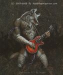  2007 bandage canine coyote guitar kurst male mammal musical_instrument rog_minotaur solo 