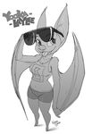  2017 anthro bat cute female kevinsano laylee mammal smile solo tongue tongue_out wings yooka-laylee 