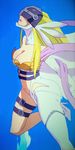  1girl angewomon blonde_hair breasts cleavage digimon digimon_adventure_tri. leotard long_hair medium_breasts monster_girl solo 