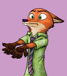  canine disney fox male mammal nick_wilde nikkoriart pyocolaxsama what zootopia 