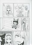  ?? alice_margatroid character_doll comic greyscale hakurei_reimu highres mirror monochrome multiple_girls page_number short_hair touhou translated tsundere uro you_gonna_get_raped 