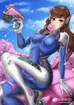  bodysuit d.va gun overwatch signed tagme 