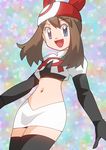  elbow_gloves hainchu haruka_(pokemon) miniskirt pokemon team_rocket team_rocket_(cosplay) 