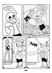  2017 animated_skeleton bone c-puff comic english_text mammal sans_(undertale) skeleton text undead undertale undyne video_games 