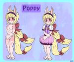  anthro bow clothing cute dress kemono poppy punishedkom smol 