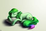  cutie_mark equine eyelashes fan_character female feral fur green_fur green_hair hair hooves l1nkoln lying mammal my_little_pony simple_background smile solo white_background 