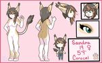  andogg anthro caracal featureless_crotch feline female looking_at_viewer mammal model_sheet nude smile solo standing 