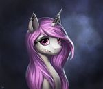  equine eyelashes fan_character female hair hi_res horn l1nkoln mammal my_little_pony pink_eyes pink_hair simple_background smile unicorn 