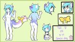  andogg anthro breasts canine featureless_breasts featureless_crotch female fur hair looking_at_viewer mammal model_sheet smile solo standing 