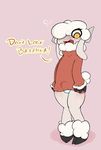  anthro bulge caprine clothing gail male mammal sheep sheep_(artist) sweater text 