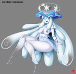  areola blue_eyes breasts female nihilego nintendo nipples open_mouth pok&eacute;mon smile ultra_beast video_games witchking00 