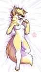  andogg anthro breasts canine cum cum_on_breasts cum_on_face featureless_breasts female fur hair licking licking_lips mammal nude smile solo tongue tongue_out 