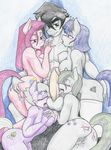  2017 abs absurd_res anthro anthrofied areola balls blush breasts clothing equine eyes_closed fan_character female fingering flicker-show flicker_show_(oc) friendship_is_magic group group_sex harem hi_res horse legwear licking limestone_pie_(mlp) looking_at_viewer lucky_bastard male mammal marble_pie_(mlp) masturbation maud_pie_(mlp) my_little_pony nipples nude oral orgy penis penis_lick pinkamena_(mlp) pinkie_pie_(mlp) pony pussy_juice sex sibling sisters stockings thigh_highs tongue tongue_out traditional_media_(artwork) whip_marks 