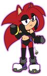  2017 anthro bananabu challenging digital_media_(artwork) fan_character fc female flat_(disambiguation) flat_colors full_body hedgehog invalid_tag kenny mammal mobian_hedgehog nyurora solo sonic_(series) 