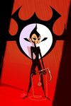  1girl ashi black_hair samurai_jack solo tagme 