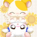  bijou blue_eyes blush cum eyes_closed female feral flower fur hamster hamtaro hamtaro_(series) male male/female mammal open_mouth orange_fur penetration plant ribbons rodent sex sunflower suvaru sweat tan_fur white_fur 