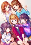  5girls multiple_girls nishizawa original quintet 