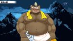  ashigara bear kinoshita-jiroh male mammal nipples obese overweight overweight_male tokyo_afterschool_summoners towel 