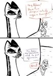  2017 adam_(inkyfrog) anthro clothed clothing comic dialogue disney duo english_text fan_character hand_in_pocket inkyfrog linsang male mammal open_mouth open_smile restricted_palette rodent smile squirrel sweat sweatdrop text viverrid zootopia 