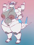  747 2017 aeromorph_(species) aircraft android anthro areola big_breasts big_butt boeing breasts butt female fray_(character) green_eyes living_aircraft living_machine machine nipples nude overweight pussy robot solo thick_thighs vdisco voluptuous wide_hips 
