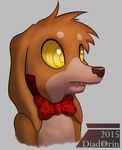  2015 anthro bow_tie canine diadorin fur male mammal overbite solo teeth toony 