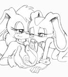  age_difference artist_request big_breasts black_and_white breasts cream_the_rabbit cub cum cum_in_mouth cum_inside fellatio female furry gloves kandlin lagomorph long_ears mammal milf monochrome mother mother_and_daughter nipples nude one_eye_closed oral paizuri parent penis plain_background rabbit sega sex smile sonic_(series) sonic_team sonic_the_hedgehog titfuck unknown_artist vanilla_the_rabbit white_background young 