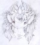  andean_tiger_glider avian caleb_magness deity dragon ear_piercing female glider hair looking_at_viewer matile messy_hair piercing scalie smile solo vipa 