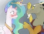  2017 blush discord_(mlp) equine female feral friendship_is_magic horn male mammal my_little_pony princess_celestia_(mlp) silfoe winged_unicorn wings 