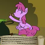  berry_punch_(mlp) bitterplaguerat earth_pony equine friendship_is_magic horse kettle mammal my_little_pony pony potion solo text 