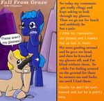  equine eyewear fall_from_grace friendship_is_magic glasses killian_joy male male/male mammal my_little_pony story 