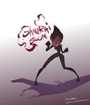  1girl black_hair character_request samurai_jack solo tagme 