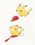  :3 artist_name ayu_(mog) comic gen_1_pokemon ketchup ketchup_bottle md5_mismatch no_humans pikachu pokemon pokemon_(creature) simple_background solo 